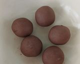Foto langkah ke 3 dari resep Es Susu Bola Bola Ketan Cokelat.