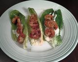 A picture of step 6 of Shrimp BLT Lettuce Wraps.