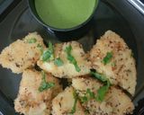 A picture of step 6 of Dhokla.