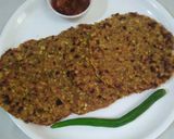 A picture of step 4 of Rajasthani Kurma paratha.