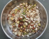 A picture of step 1 of Dates & dry fruits Modak.