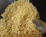 A picture of step 2 of Instant moong dal halwa.