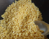 A picture of step 2 of Instant moong dal halwa.