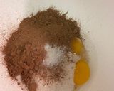 Foto del paso 2 de la receta Galletas de cacao, naranja🍊 y cacahuetes🥜!!