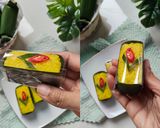 Foto langkah ke 10 dari resep Lemper Kuning Ayam Pedas Manis.