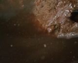 A picture of step 3 of Choclate with marmalade cake#flourchallenge.