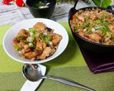 里雞肉雙菇炊飯的食譜步驟6照片
