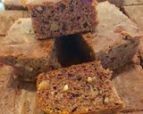 A picture of step 8 of Eggless sugarfree date and walnut cake.