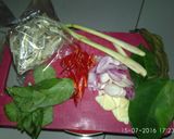 Foto langkah ke 3 dari resep Nasi Liwet Teri Magicom kecil.