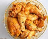 A picture of step 1 of Chicken Dry.