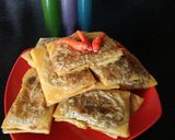 Foto langkah ke 6 dari resep Lumpia Bihun Tahu Kari Pedas.