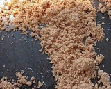 A picture of step 12 of Amaranth or Rajgira Halwa.