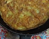 A picture of step 6 of Tortilla de Patatas (Classic Spanish Omelette) (Tiffin idea).