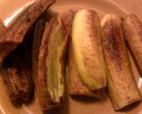 A picture of step 3 of Platanos machos (fried plantain banana).