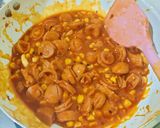 Foto langkah ke 3 dari resep Sosis Saus Pedas Manis.