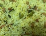A picture of step 3 of Raw mango chitrannam.