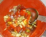A picture of step 2 of Easy Tofu with Tomatoes and Sesame Oil.