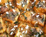Foto del paso 13 de la receta: Merluza y butifarra de huevo en salsa almendras y azafrán