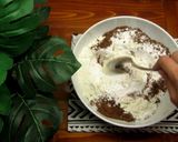 Kókuszkrémes-mézes szelet recept fázis 3 fotója