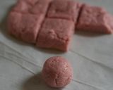 A picture of step 4 of Just Like Truffles - Cheese and Chocolate Wrapped Mochi.