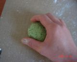A picture of step 11 of Plump & Fluffy Anpan with Yomogi (Japanese Mugwort).