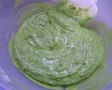 A picture of step 4 of Milky with Condensed Milk Matcha Muffins.