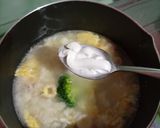 Foto langkah ke 4 dari resep MPASI Cumi Telur Yampung Brokoli Santan (Karbo+Prohe+Lemak+Sayur.