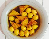 Foto langkah ke 5 dari resep Telur Puyuh Tahu Bumbu Kecap.