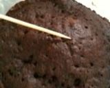 A picture of step 9 of Easy Mock Gateau au Chocolat in a Microwave.