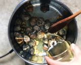 Foto del paso 1 de la receta Almejas con limón. Receta fácil en 10 minutos