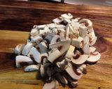 A picture of step 6 of Fettuccine Bolognese.