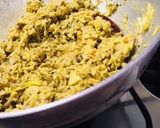 A picture of step 8 of Banana Flower Masala Curry.