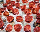 A picture of step 3 of Homemade Dried Tomatoes and Firefly Squid Pasta.