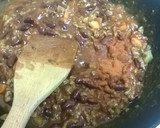 A picture of step 4 of Chilli. (3 way mince).