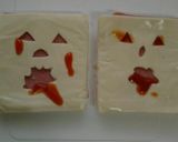 A picture of step 8 of Ladybirds Ghost Sandwiches.
