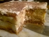 Sopa inglesa con dulce de leche