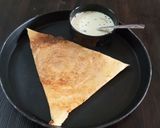 A picture of step 5 of Hyderabadi Upma Dosa.