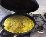 A picture of step 5 of Leek Frittata.
