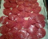A picture of step 2 of skunks pizza pie.