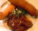 A picture of step 5 of Sausage pancakes Sticks.
