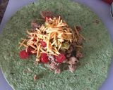 A picture of step 3 of Chimichangas.