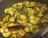 A picture of step 2 of Simple Sautéed Zucchini.