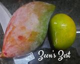 A picture of step 1 of Raw Mango Mocktail.