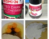 A picture of step 1 of Cherry Clafoutis Cake.