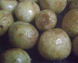 A picture of step 2 of New Potatoes Simmered in Miso.