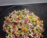 Foto del paso 1 de la receta: Espaguetis a la carbonara con verduras