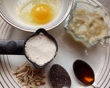 A picture of step 1 of Oats banana pan cake.