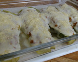 Foto del paso 4 de la receta: Zapallitos rellenos gratinados con salsa bechamel