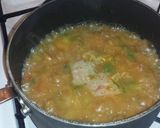 A picture of step 4 of Rice and Potato Soup.
