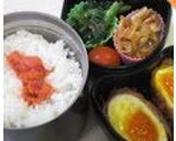 A picture of step 8 of Meat-Wrapped Soft-Boiled Eggs for Bentos.